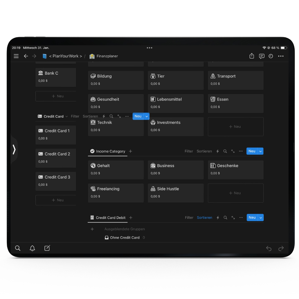 Workflow Planer | Steigere deine Produktivität.