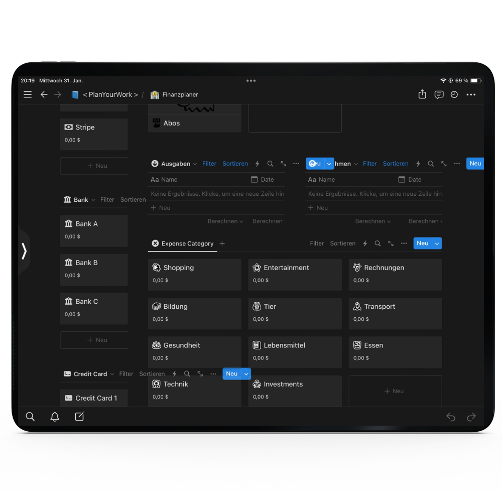 Workflow Planer | Steigere deine Produktivität.